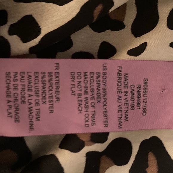 Leopard Print, Shortie 1-Piece P.J. - Picture 10 of 10